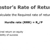 Definition Hurdle Rate in Real Estate