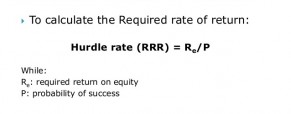 Definition Hurdle Rate in Real Estate